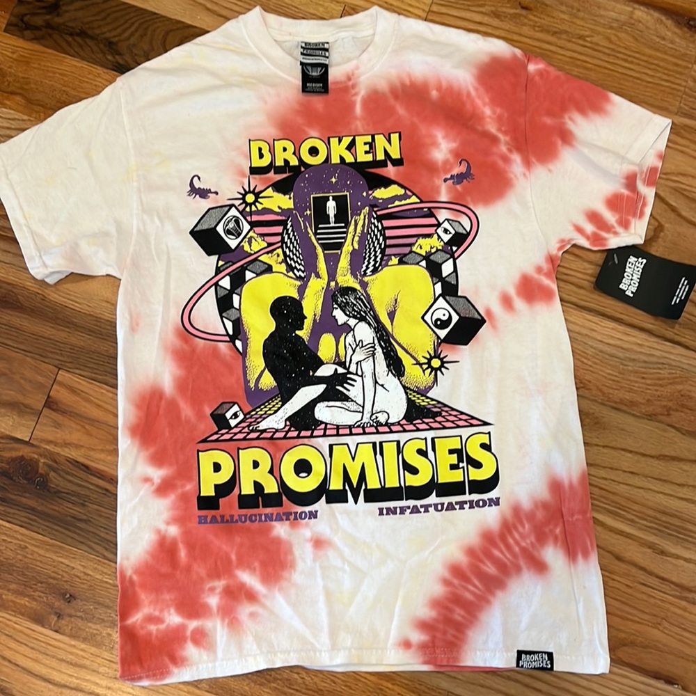 Broken Promises T-shirt - adult medium NWT